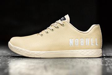 Light / Yellow Nobull Vanilla Women's Trainers | CA K1904O